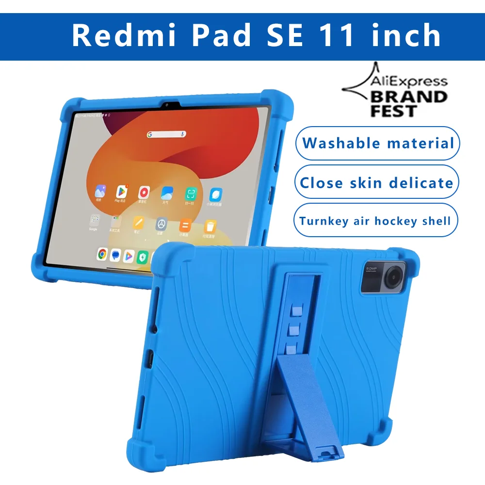 

Чехол для планшета Xiaomi Redmi Pad SE 10,6 2022, мягкий силиконовый чехол для Redmi Pad 11 2023, защитный чехол для детей