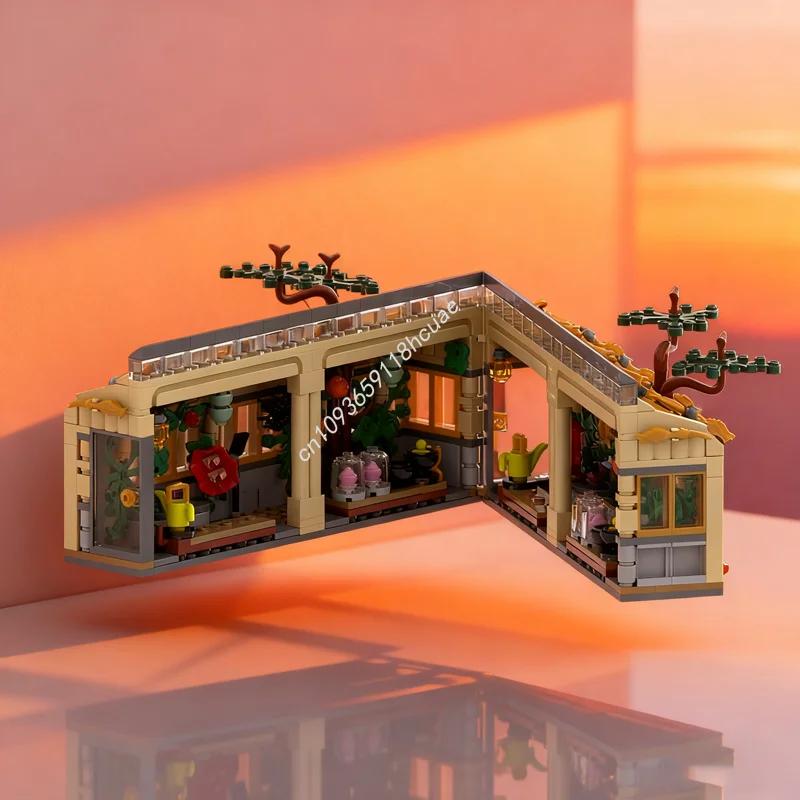 

525pcs MOC Greenhouse Expansion Harry Model Building Blocks Construction Christmas Gift DIY Toys Creative Brick Kids