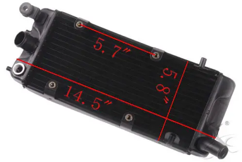 Motorcycle Radiator Cooler For Honda VLX Shadow 600 / VT Shadow 600 (VT600C) 1988-1997 Steed 400 VLX 1988-1998 view 4