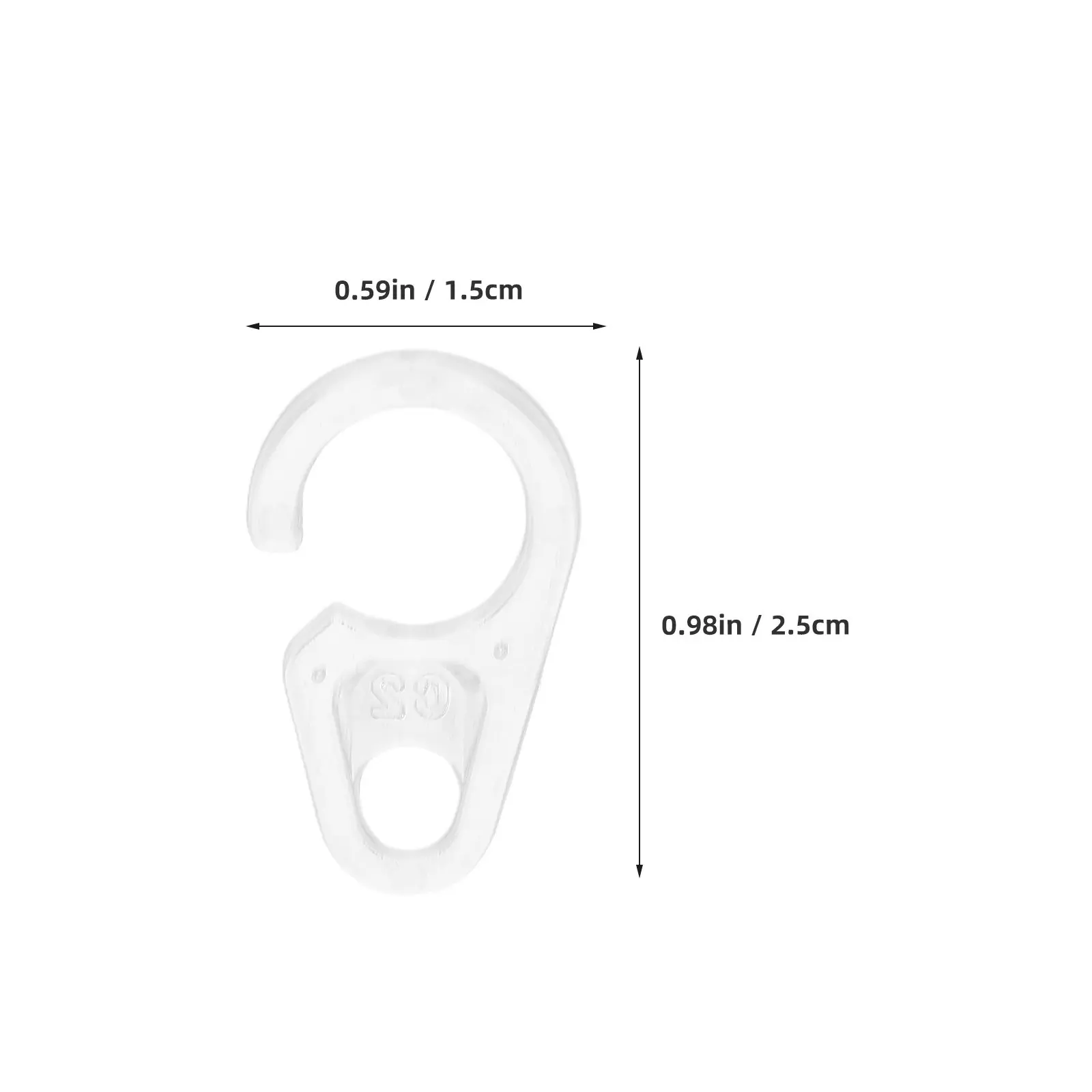 50Pcs Curtain Hooks Rings for Wooden Iron Rods Easy Install Sturdy Glide Track Compatible Shower Door Window Drapery Accessories