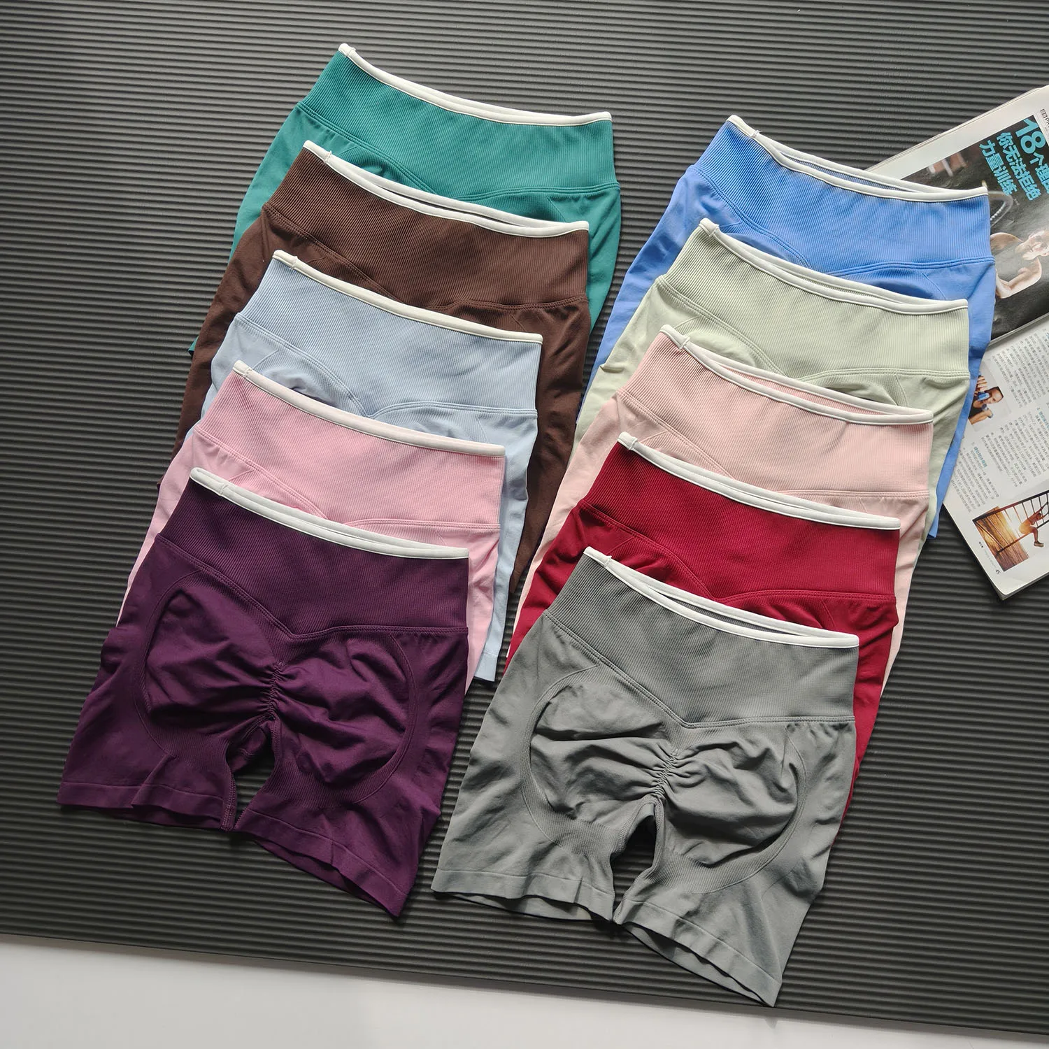 Shorts de Yoga de Secado Rápido y Alta Elasticidad, Ropa Deportiva Transpirable y Cómoda para Fitness y Ejercicio