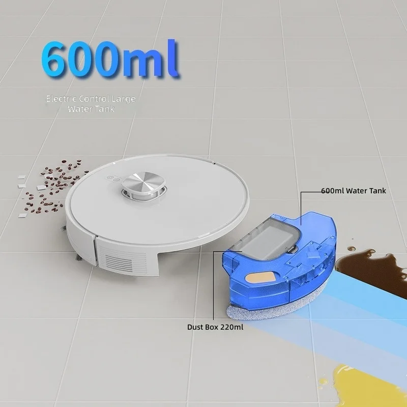 Laser Navigation Robot Vacuum, Smart Home Cleaning, V8 Sweeping and Mopping, Path Planning, Obstacle Avoidance