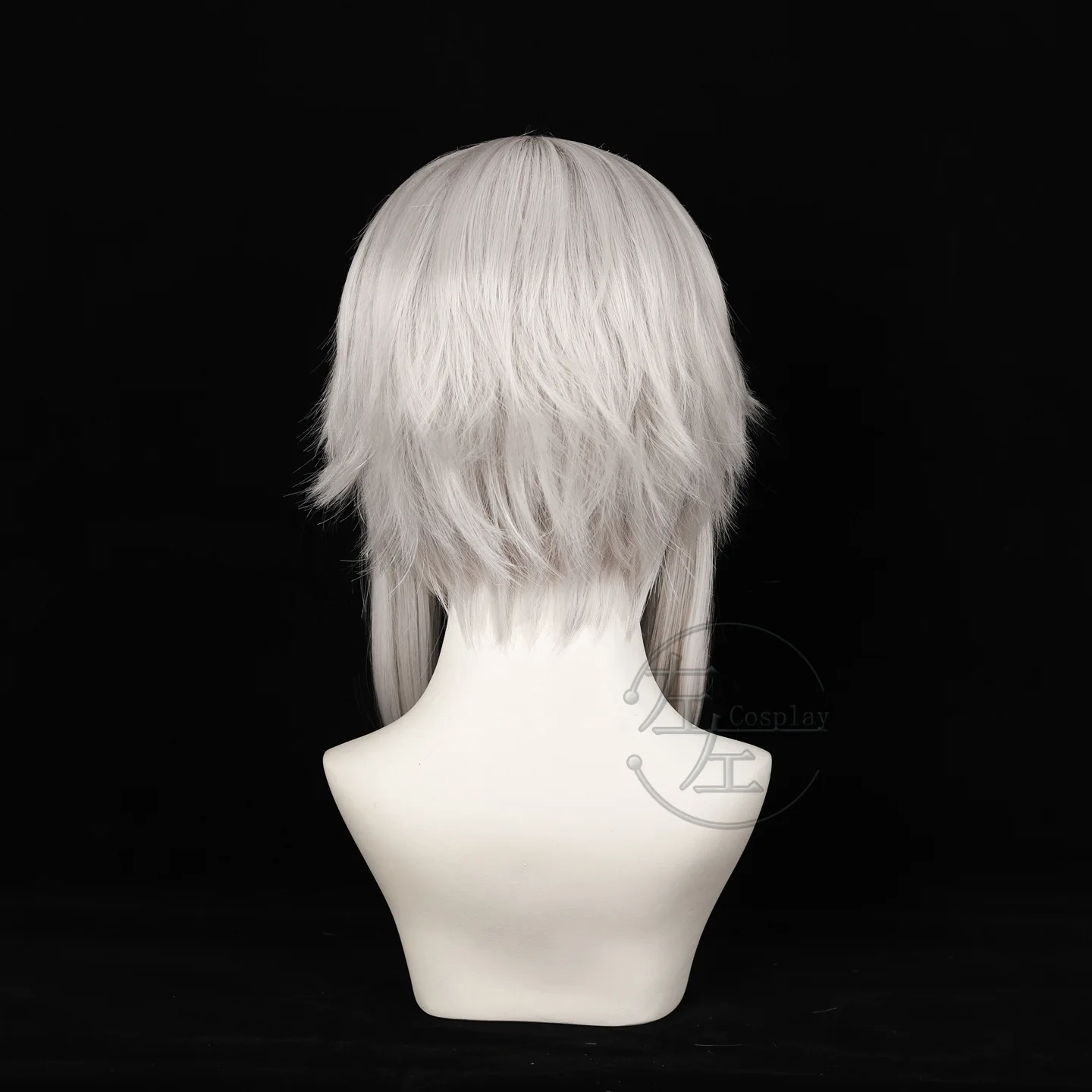 CODE VEIN Cosplay Wigs 40cm Manaka Iwami‌ Cosplay Wig Halloween Heat Resistant Synthetic Hair Party + Free Wig Cap