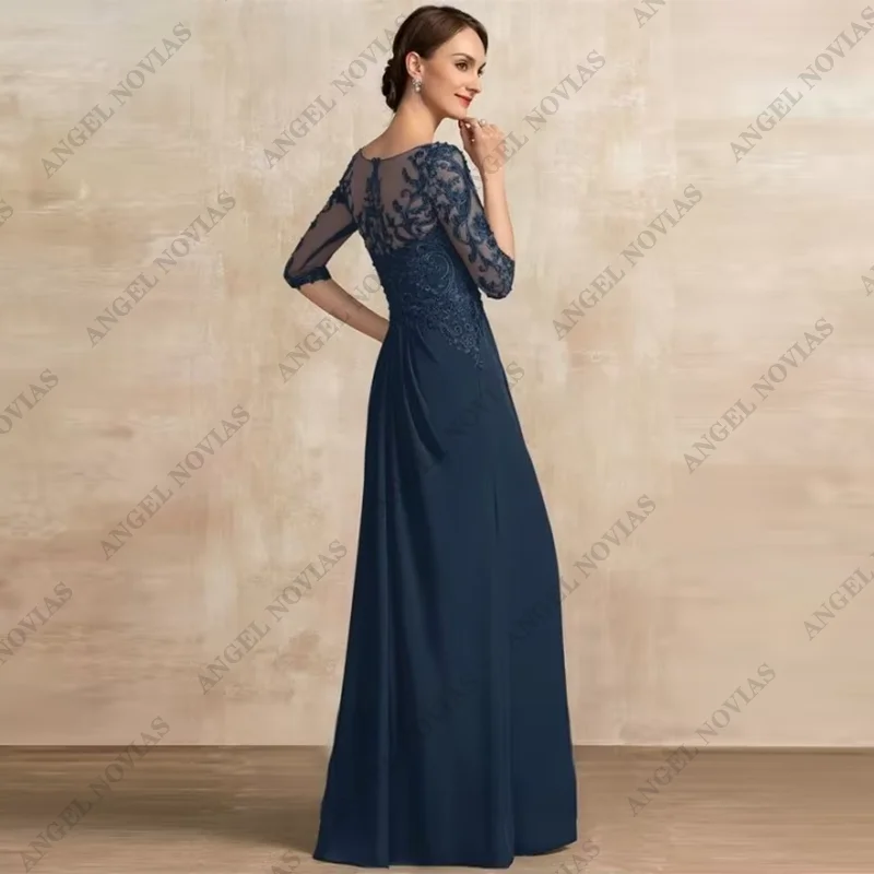 Abito per la madre della sposa personalizzato a trapezio taglie forti vestido elegante fiesta 2024 abito da festa di nozze