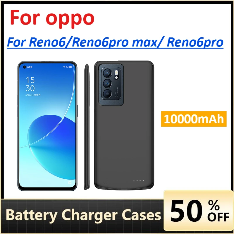 

Battery Charger Cases for oppo Reno6 Battery case with built-in power bank for mobile phone for oppo Reno6pro max Reno6pro