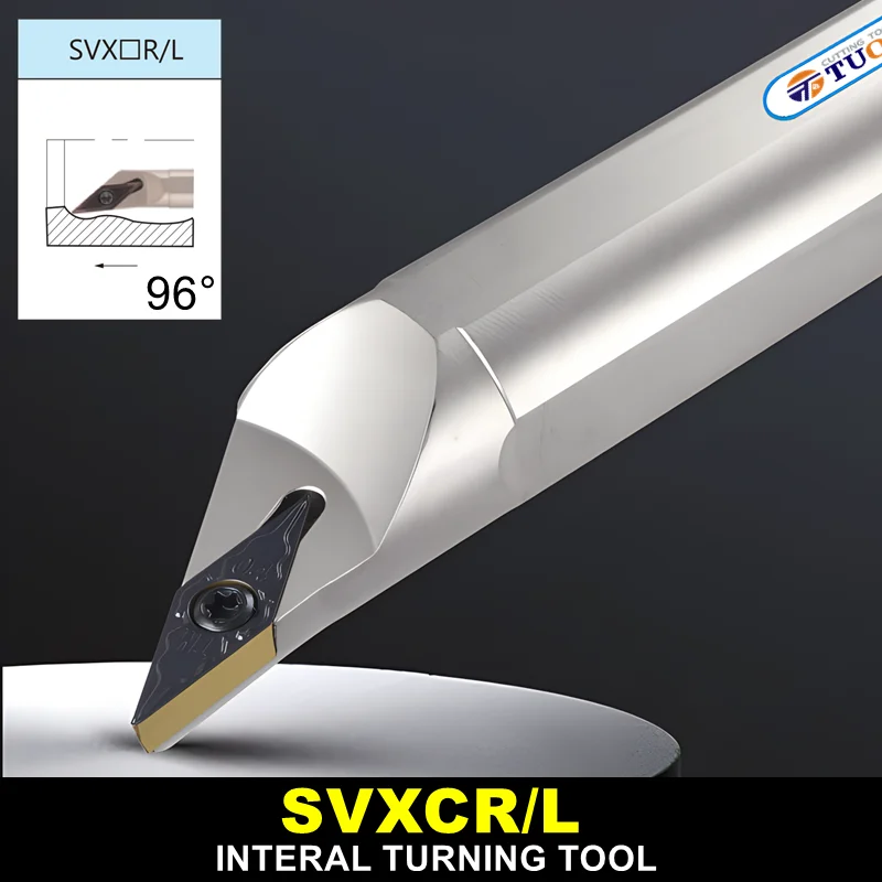 

High quality SVXCR 96° Lathe Tools S16Q S20R S25S SVXCR11 SVXCR16 16MM 20MM 25MM Insert VCMT Internal Turning tools