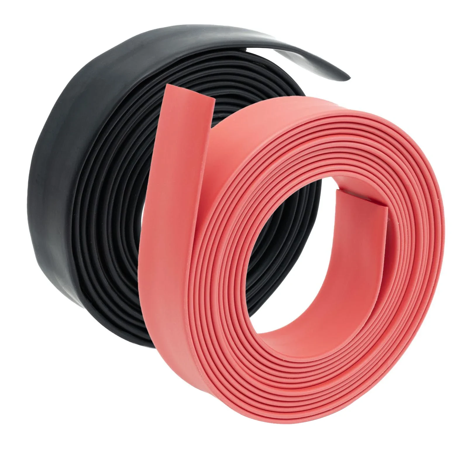 Φ2.4mm - Φ50mm 3:1 Ratio Heat Shrink Tubing Red Black Dual Wall Adhesive Lined Shrinkable Wire Wrap Tube Waterproof Industrial