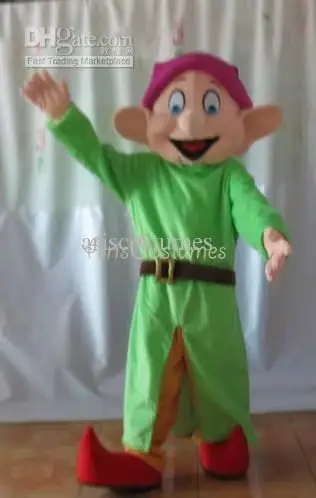 New Adult Best Sale Cute Dwarf Mascot Costume Christmas Fancy Dress Halloween Mascot Costume