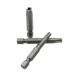 1 pieza 50mm 1/4 vástago hexagonal punta de destornillador Torx magnético de cinco puntos T15 T20 T25 T27 T30 T40 puntas de destornillador eléctrico Pentalobe