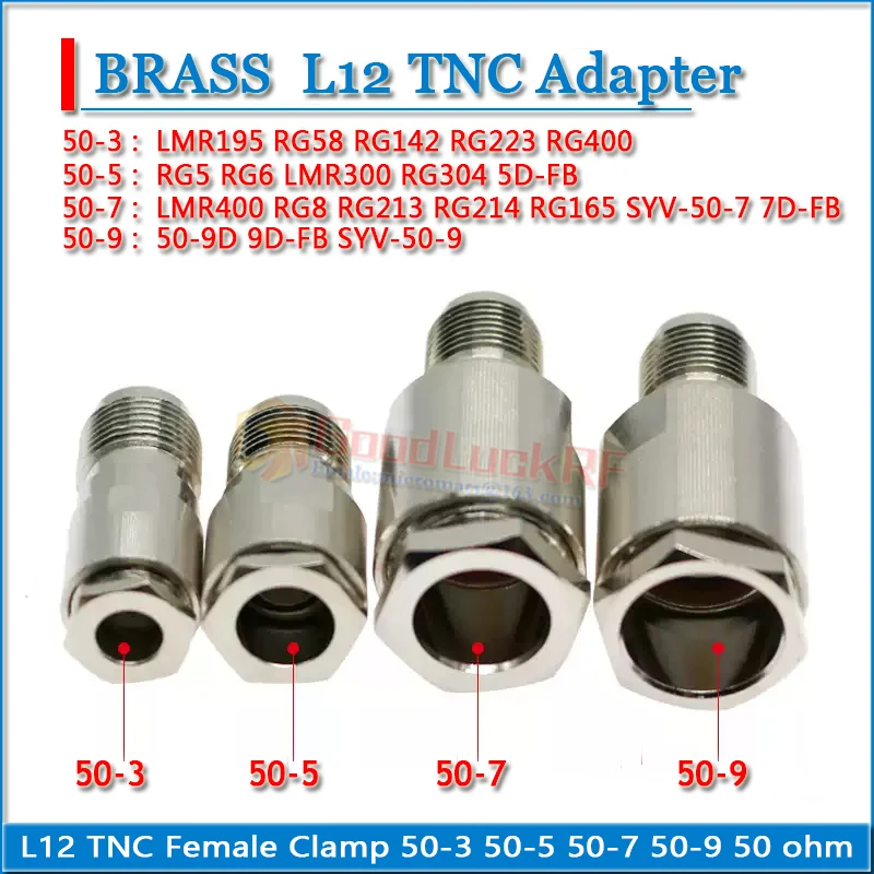 L12 Tnc Female Clam… - image