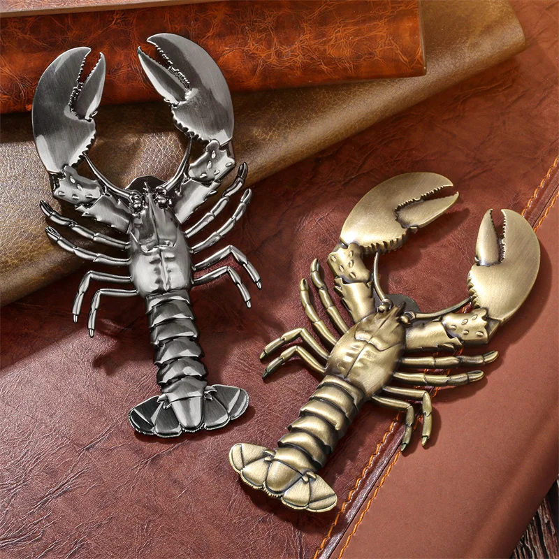 Kreativer Flaschenöffner in Hummerform aus Edelstahl, Bieröffner, Barzubehör für Club, Pub, Hochzeit, Partybedarf mit Tasche – Detail 2