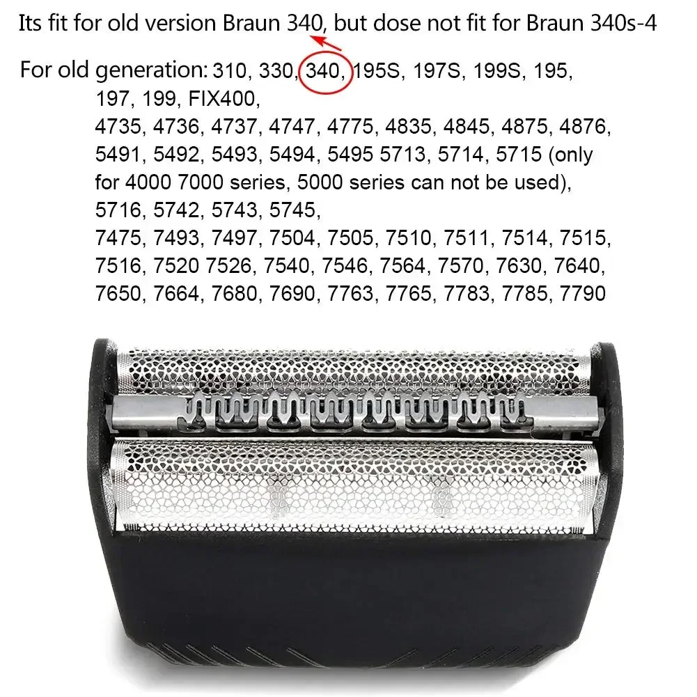 30B Replacement Foil Cutter Shaver Heads for 3 Previous Generation SmartControl, TriControl, 7000/4000 (340 Olde)