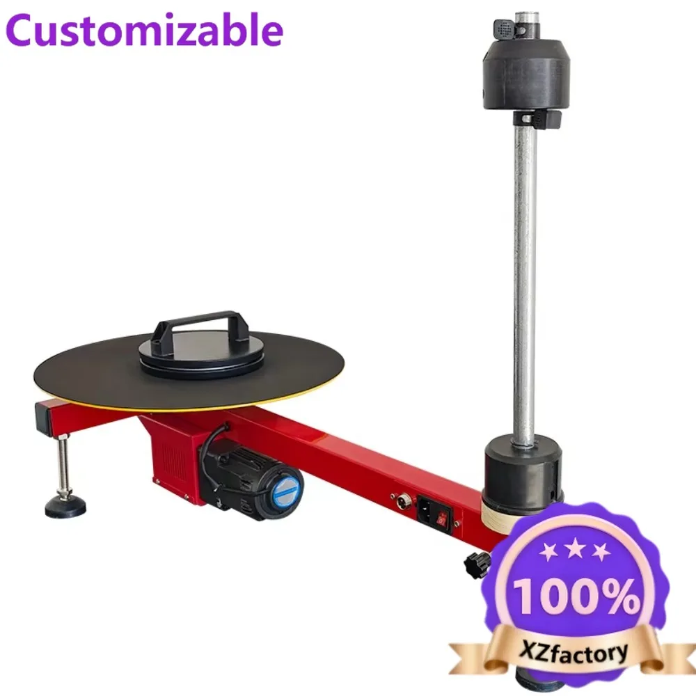 Factory Direct 2026 Portable electric stretch film winding machine semi-automatic food and beverage wooden carton packaging