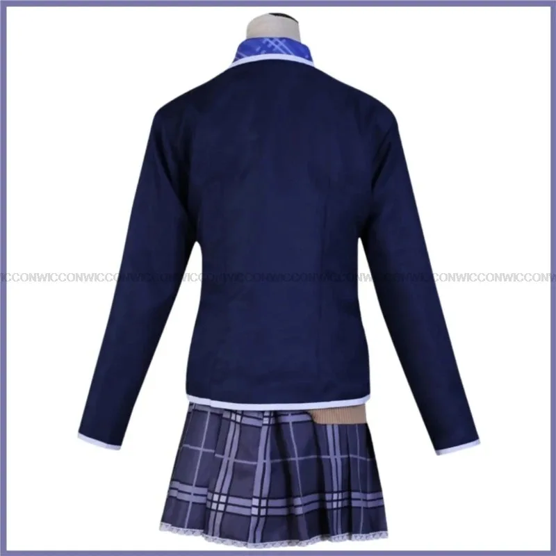 2025 иiyiАниме Vtuber Виртуальный вид Косплей Костюм Цукино Мито Парик Япония Jk Школьная форма Юбка Женщина Kawa