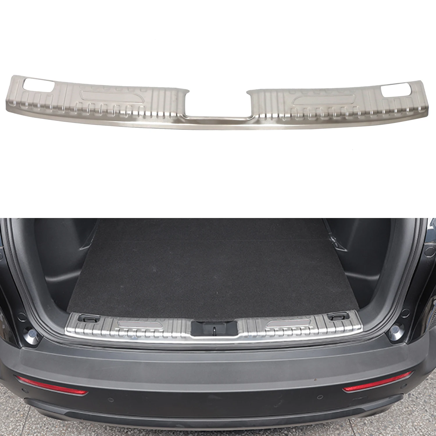 

for Mazda CX-50 CX50 2023 2024 Interior Trunk Sill Protector Overlay Stainless Steel 1pcs