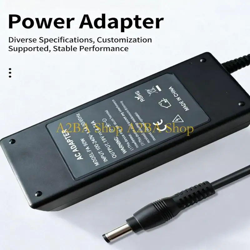

A2BA Multifunctional 90W Adapter For Laptops 34 Changeable Tip Wide Compatibility