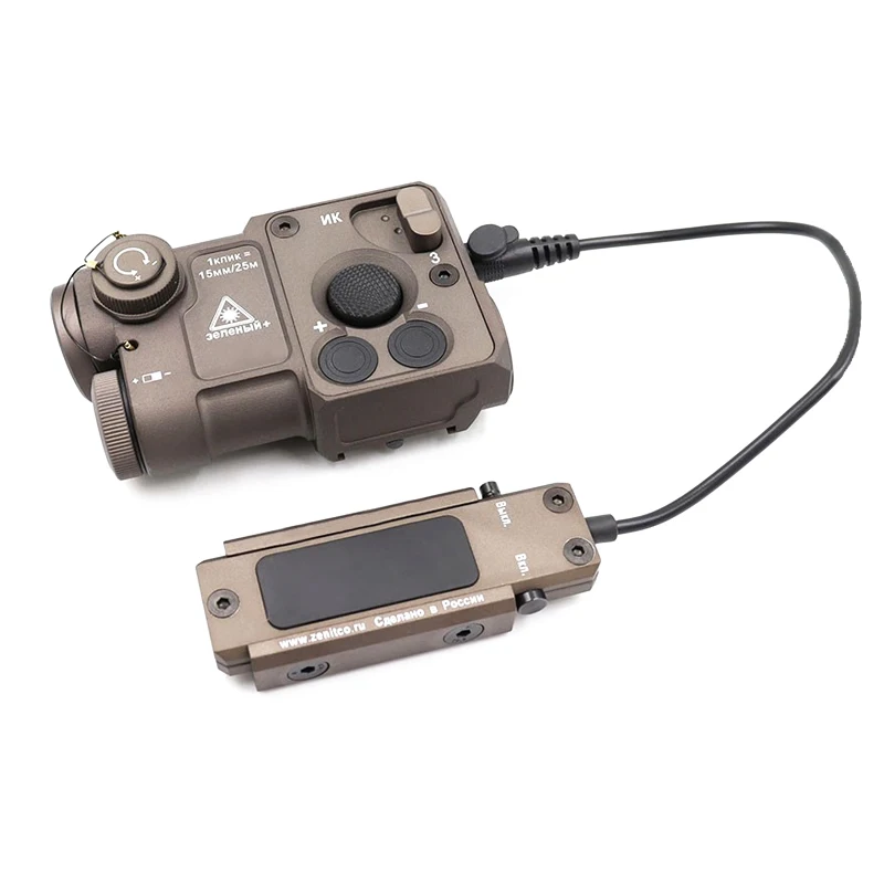 New PERST-4 Tactical PEQ Visible Green and IR Laser Aiming Indicator Pointer with Upgraded Switch Perst4 for Tactical Hunting