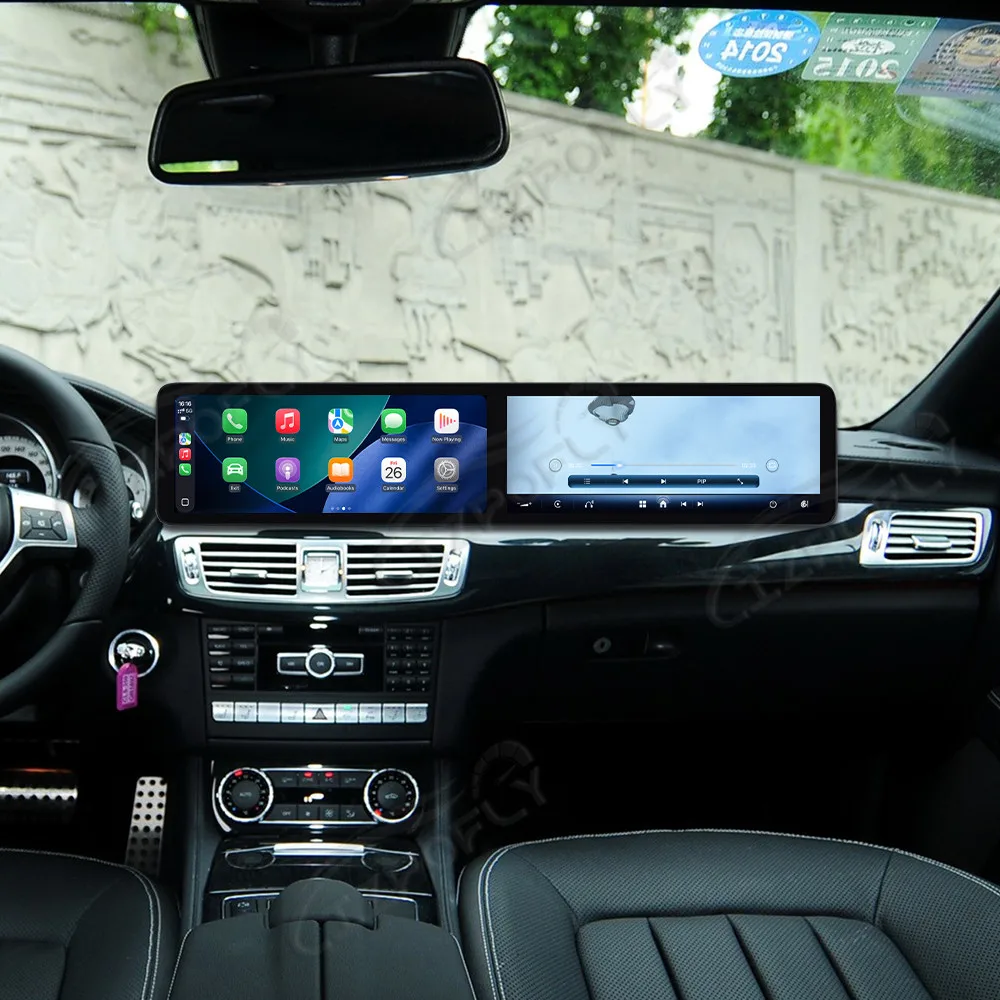 

12,3-дюймовый Android 13 CarPlay автомобильный радиоприемник для Mercedes-Benz CLS 2012-2014, мультимедийный плеер с сенсорным экраном, GPS-навигация, автомобильные аксессуары