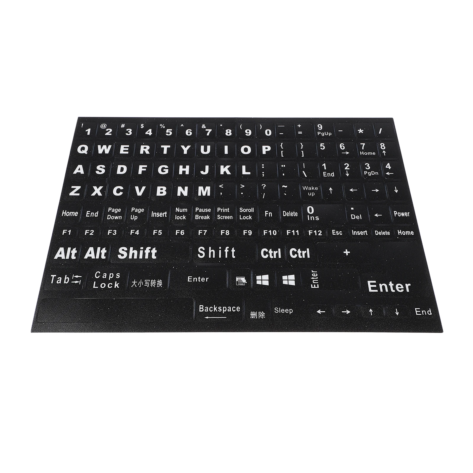 

Keyboard Stickers Hangul Caps for Typing Gaming English Computer Letter Decals Universal Letters Big Sheet Keyboard Protection