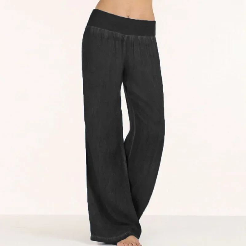 Plus Big Size 3XS-10XL 2024 Autumn Winter Women\'s Casual Pants Thin Jeans Loose Wide Leg Trousers 9XL 8XL 7XL 6XL 5XL 4XL 3XL