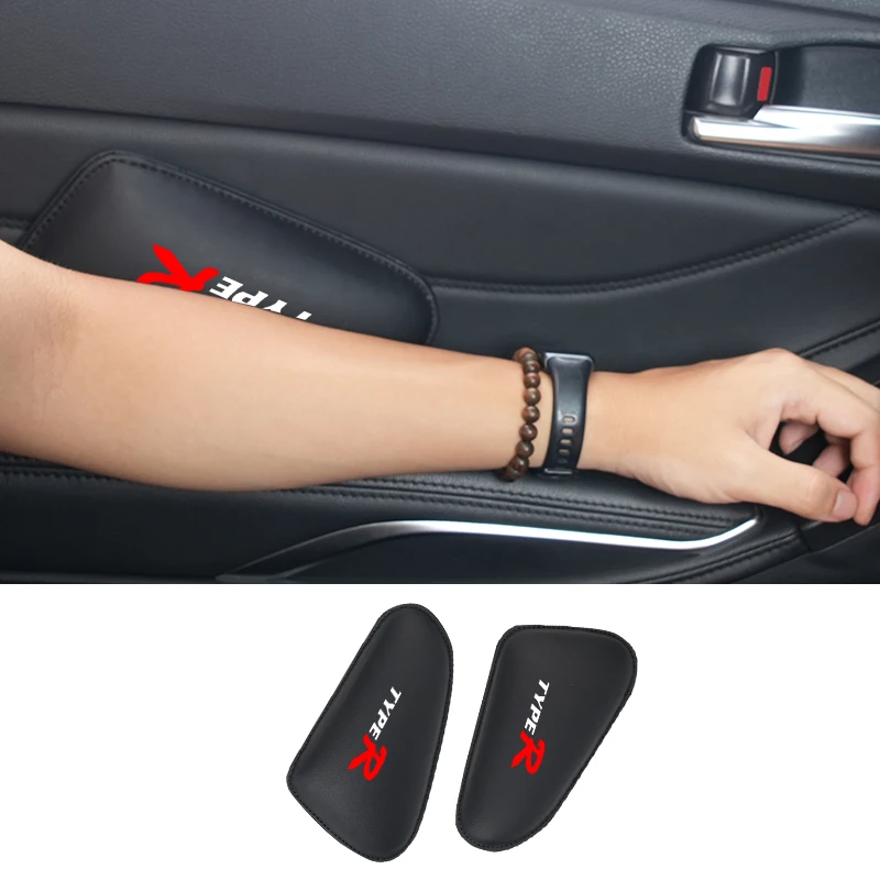 For Honda Car Knee Pad Elbow Pillow Leg Cushion Hand Support Accessories Type R Mugen Power Civic 4d 10th Gen 8th CRV City