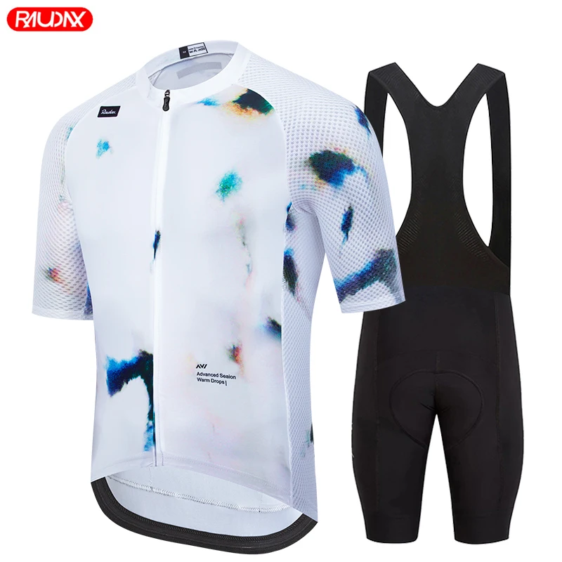 

Комплект летней велосипедной формы RAUDAX 2026: дышащая майка с коротким рукавом и шорты для мужчин, для горного велосипеда, велоспорта, ciclismo hombre