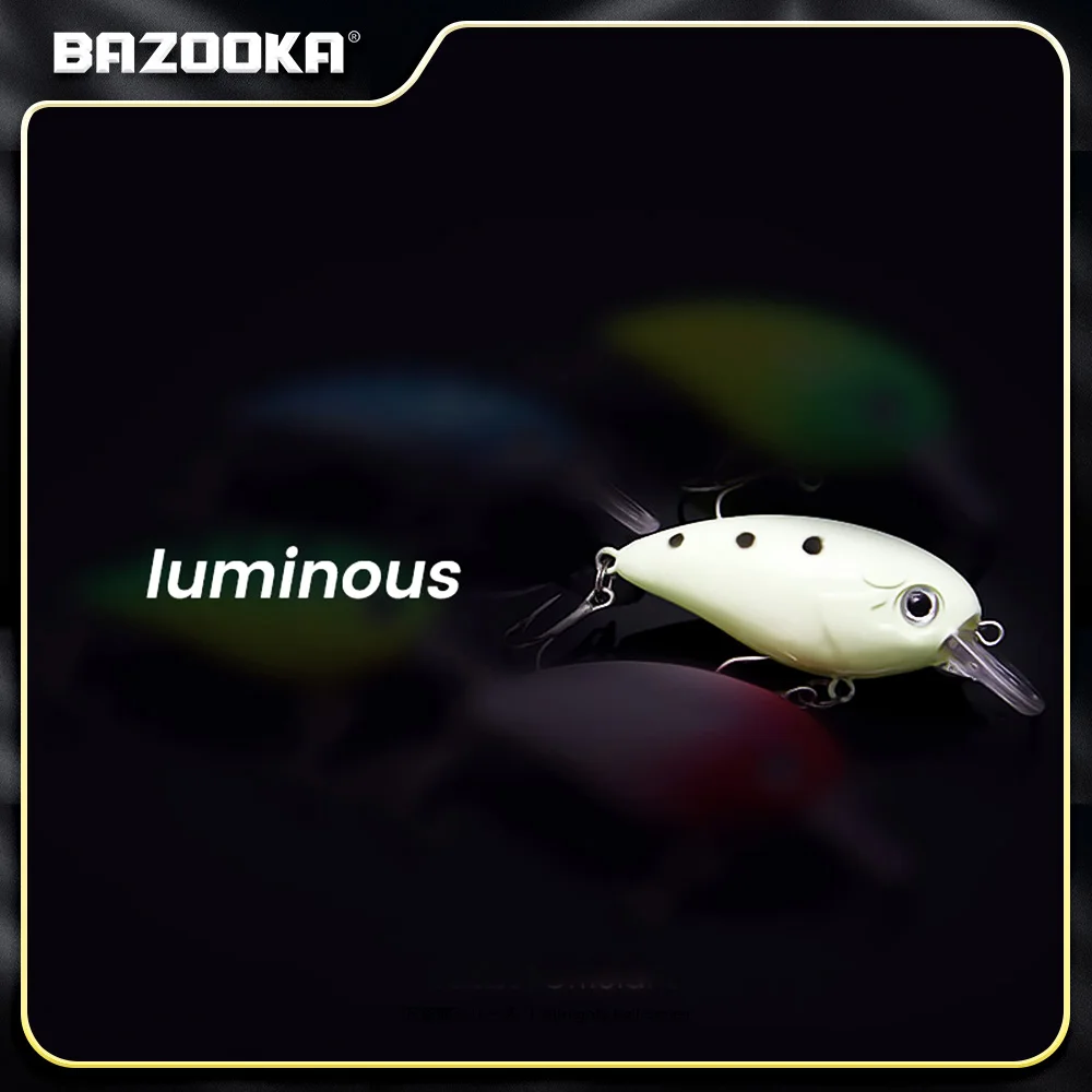 بازوكا كرانكبيت الصيد إغراء مجموعة العائمة الطعم الصلب كرنك البلاستيك صغير المتذبذب الصلب الكرة البلمة التصيد باس بايك الشتاء #4