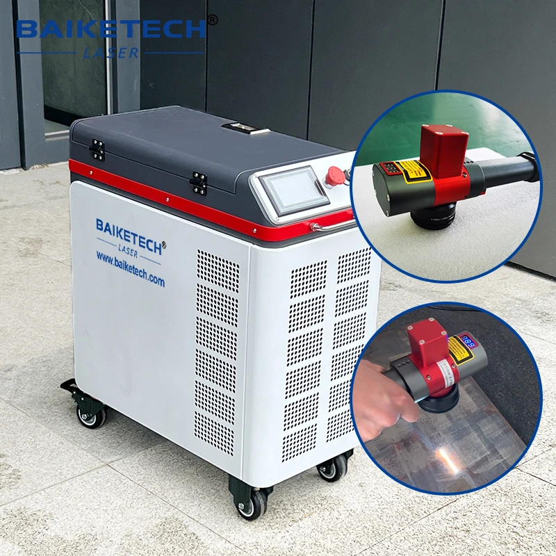 

TH-FLC200MM 200W JPT Handheld Pulse Fiber Laser Cleaning Machine Air Cooling Laser Cleaner Paint Oil Rust Coating Removal