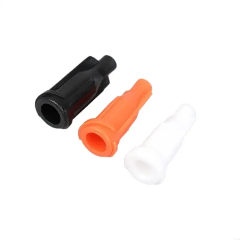 100pcs Syringes Tip Featuring Sturdy Plastic Construction For Precise Glues Control In Black White Various Color Option