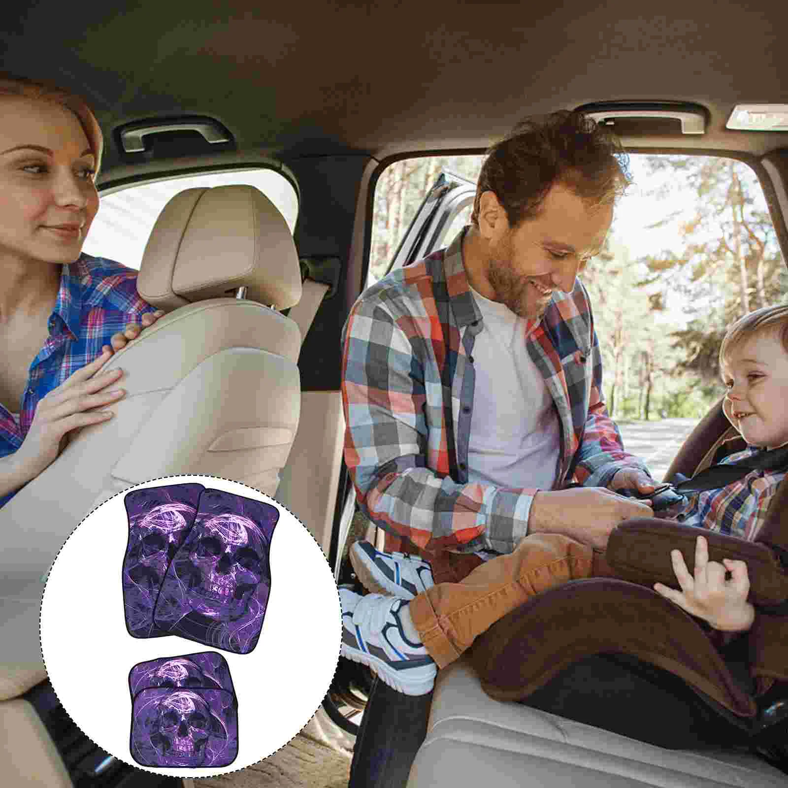 

4 Pcs Mats Universal Auto Car Foot Pad Water Proof Accessories