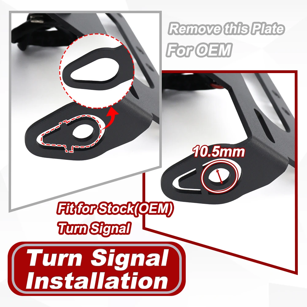 Fit For Yamaha YZF-R3 R3 MT25 MT03 MT-03 2015-Up YZF-R25 2014-Up Motorcycle Rear Tail Tidy License Plate Fender Eliminator Kit