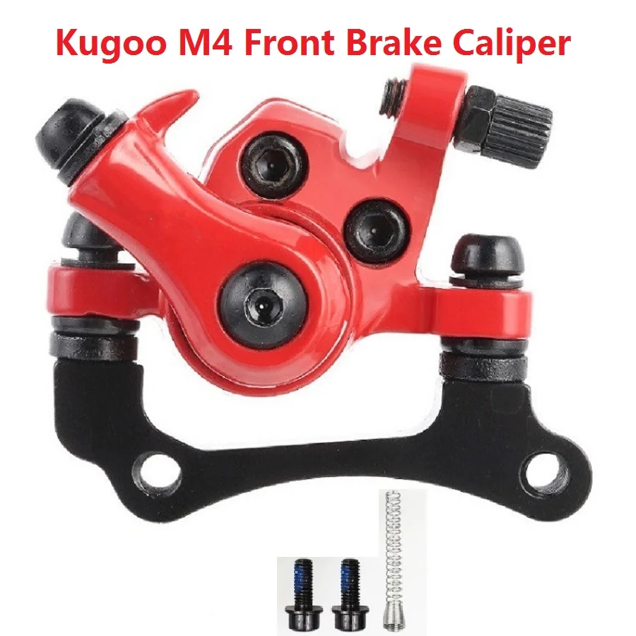 سكوتر كهربائي Kugoo M4 /M4 pro، ماسك فرامل 10 بوصة، قرص فرامل أمامي وخلفي، أحمر وأسود