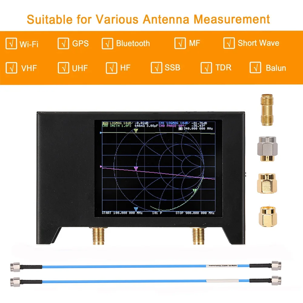 SAA2 3G Vector Network Analyzer NanoVNA V2 Antenna Analyzer