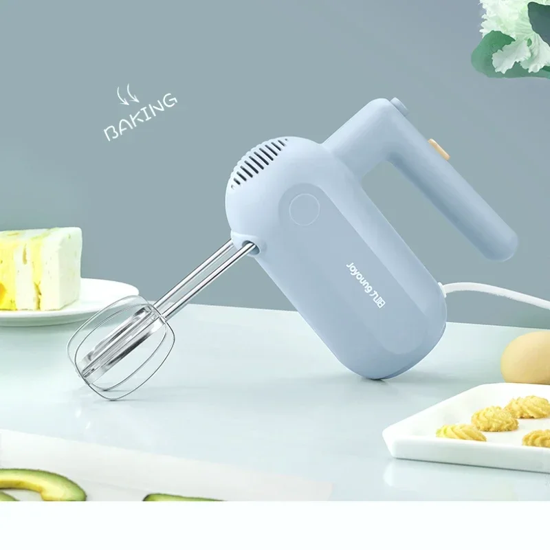 

Jiuyang 220V Egg Beater Household Handheld Electric Small Baking Cake Cream Blender Stainless Steel Egg-Breaking Machine