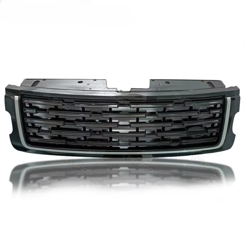 

FELENDO Car Body Prts Upgrde Grille Lnd Rnge Rover Vogue L405 2013-2017 2023 Blck Silver Limited Edition Front