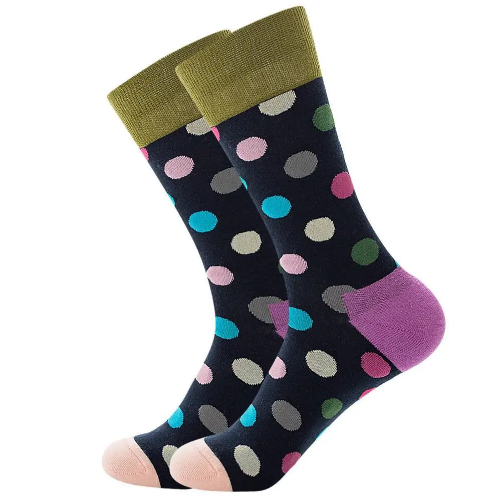 Socks Autumn Trend Brand Polka Dot Amazon Twelve Hues Men Street Hip Hop Fashion Hosiery Wholesale Price