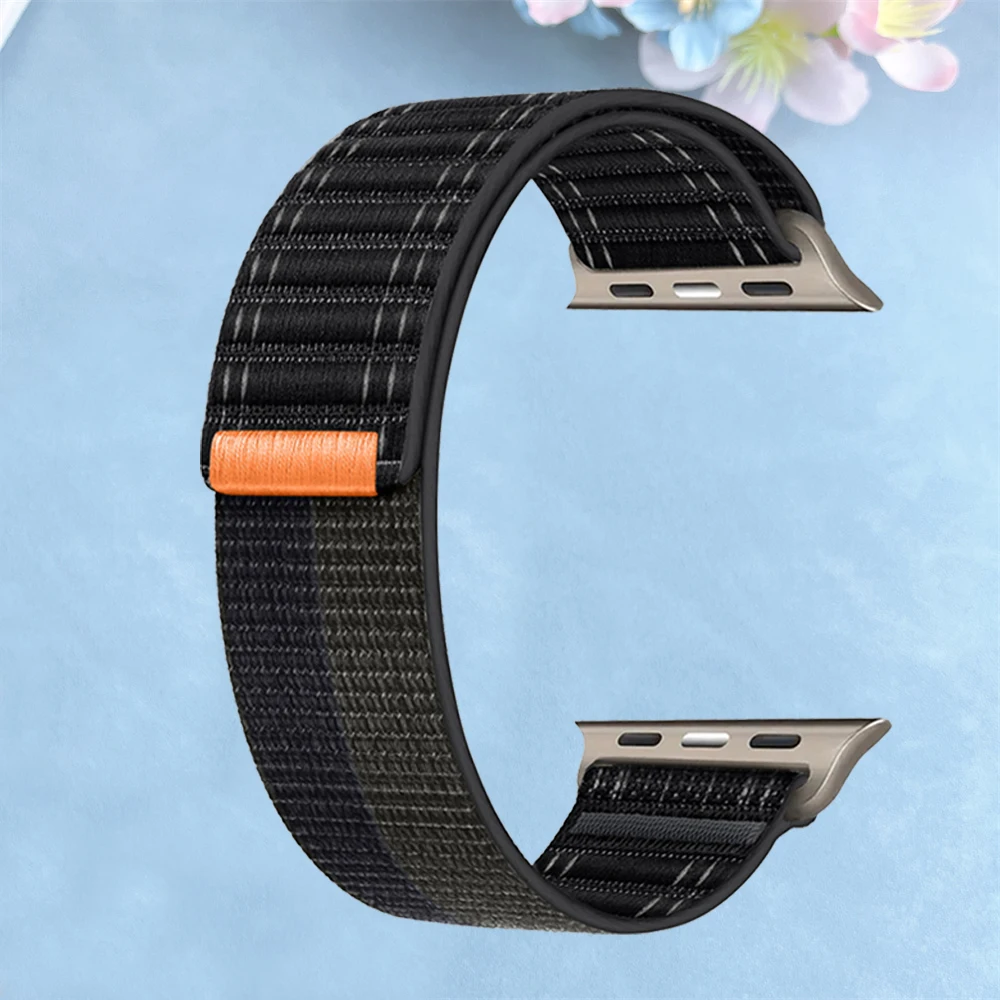 Trail Loop Strap For Apple Watch Ultra 2 49mm Series 11 9 8 7 1-11 46mm 45mm 41mm 42mm Sports Nylon Wristband iWatch SE 44/40mm