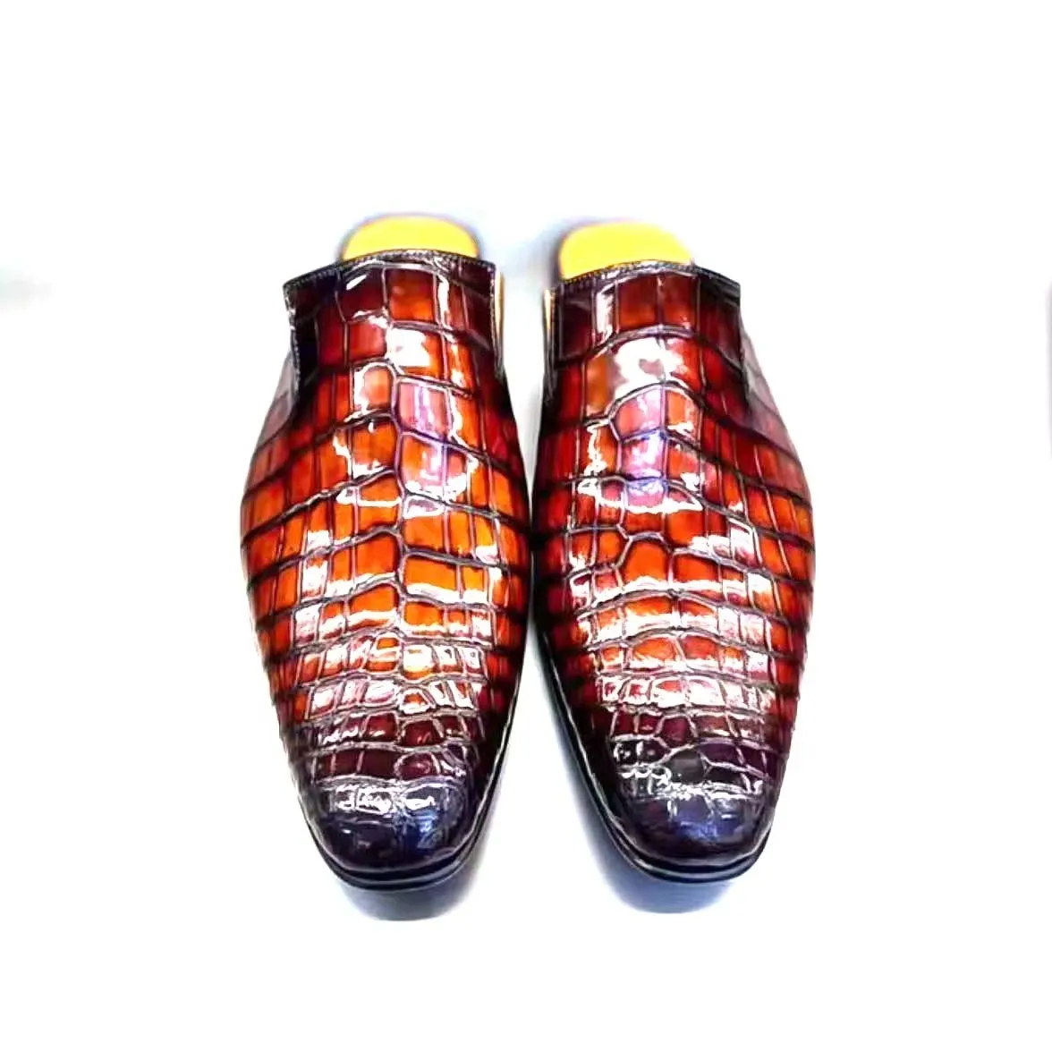 eyuge new men leisure shoes male crocodile shoes Slipper male