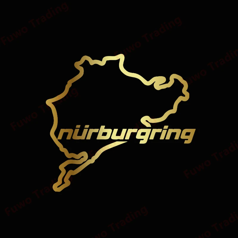 Fashion Personality Car Sticker The Racing Track Nurburgring Vinyl Decal Window Bumper Motorcycle Fridge Laptop Decoration PVC