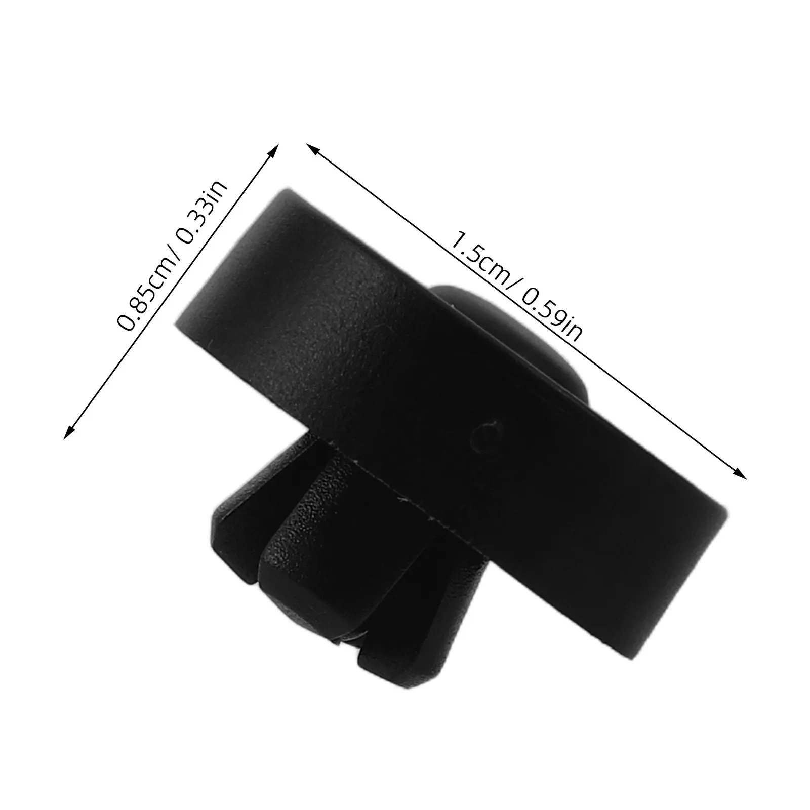 25Pcs Computer Case Feet Pad Anti Vibration Anti Slip Support for Pc Tower Desktop Housing Base Foot Replacement 0.6x0.3in