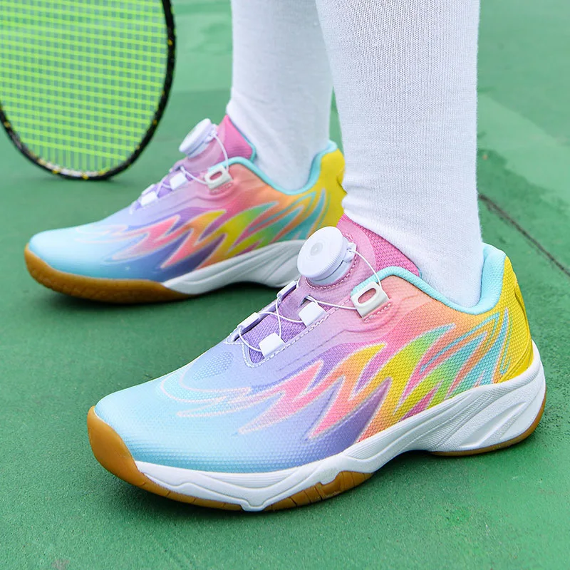 New Badminton Shoe for Kids Children Girls Boys Table Tennis Shoes Breathable Anti-skid Badminton Sneakers Indoor Sport Shoes