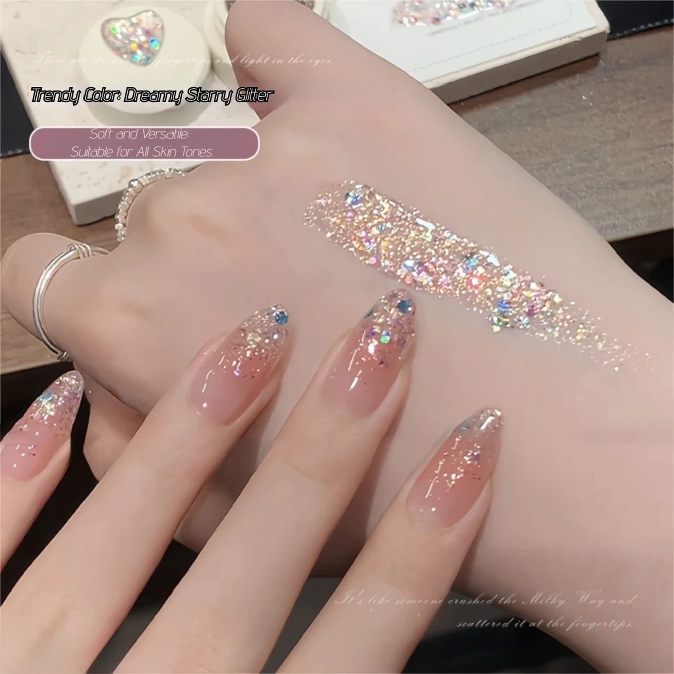 MIANEL 10ML 2026 Summer New Collection Dreamy Star Sparkle High-Density Glitter Fine Shiny Flattering Versatile for LED Nail