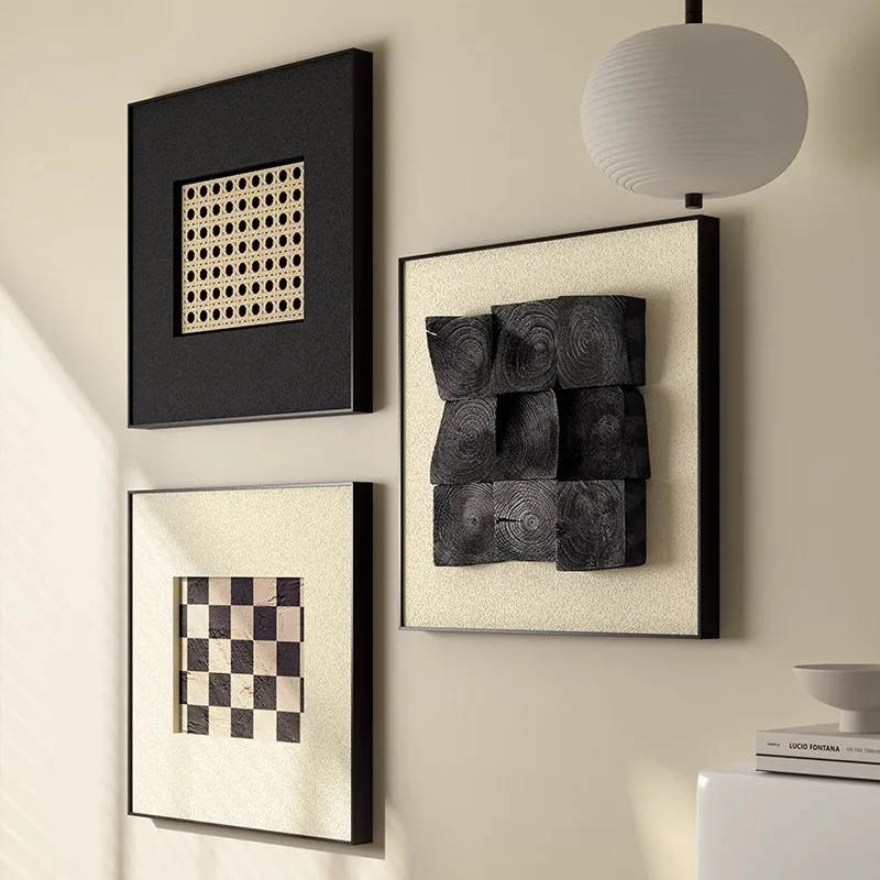 

Роскошное винтажное абстрактное настенное искусство в рамке, элегантный декор для столовой и гостиной, подвесной рисунок премиум-класса, домашний декор