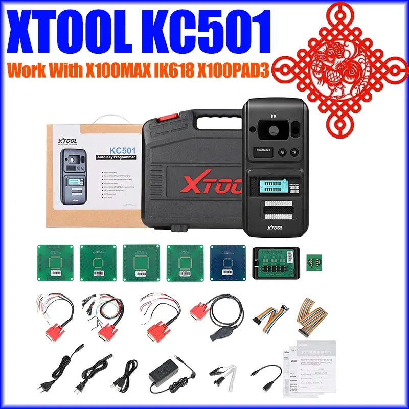 XTOOL KC501 Key Programmer ECU Reader AIl Key Lost key Programming For Benz/Toyota/VW/BMW Work With X100MAX IK618 X100PAD3