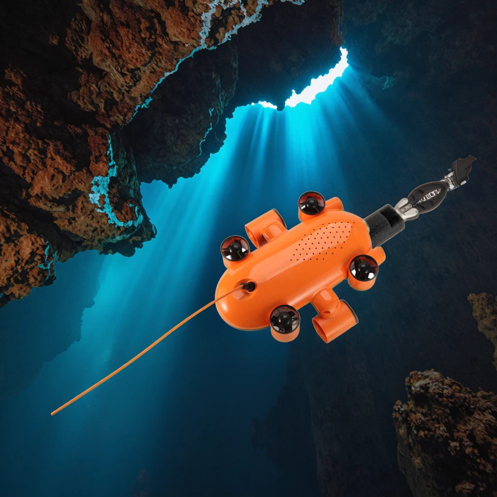 Expert 100m Underwater Camera Robot Submarinno Rov Underwater Drones