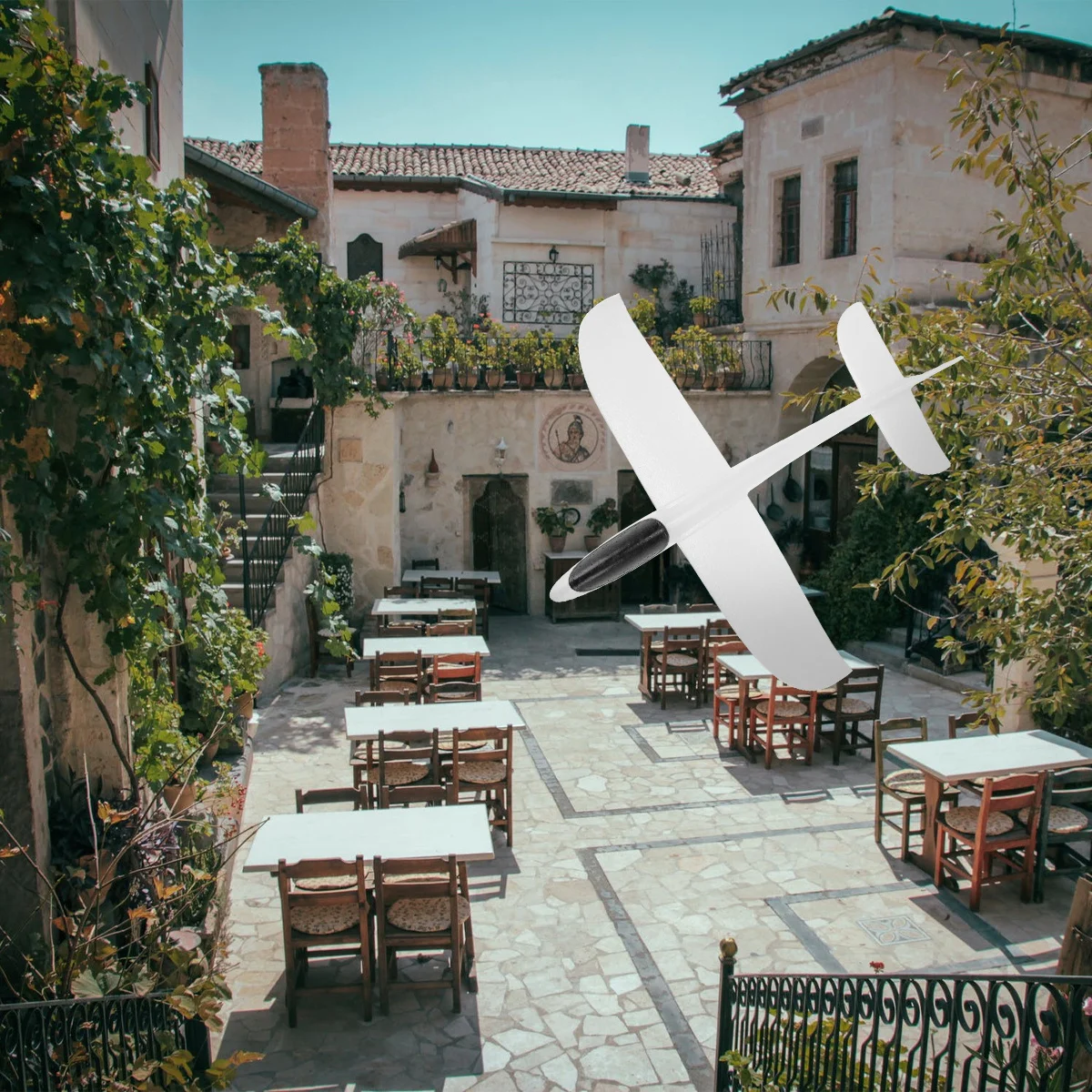 

Vaguelly Flying Glider Toy for Kids Hand Toss Airplane Model Fun Playset Boys Craft Outdoor Indoor Activity