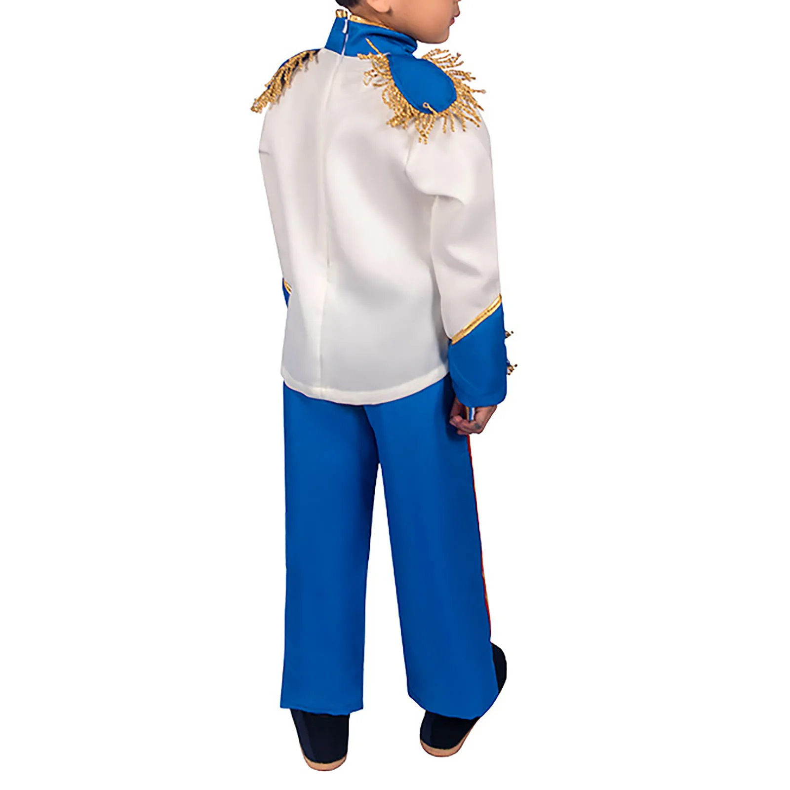 Costume de cosplay Prince Palace pour enfants, haut à manches longues, pantalon, fête à thème, carnaval, vêtements de performance de jeu en plis, Halloween, garçons