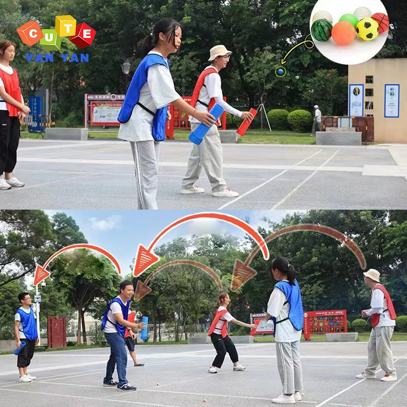 Summer Fun Games for Kids Adult Group Sports Outdoor Toys Throw and Catch The Ball Team Building Interactive Sensory Training