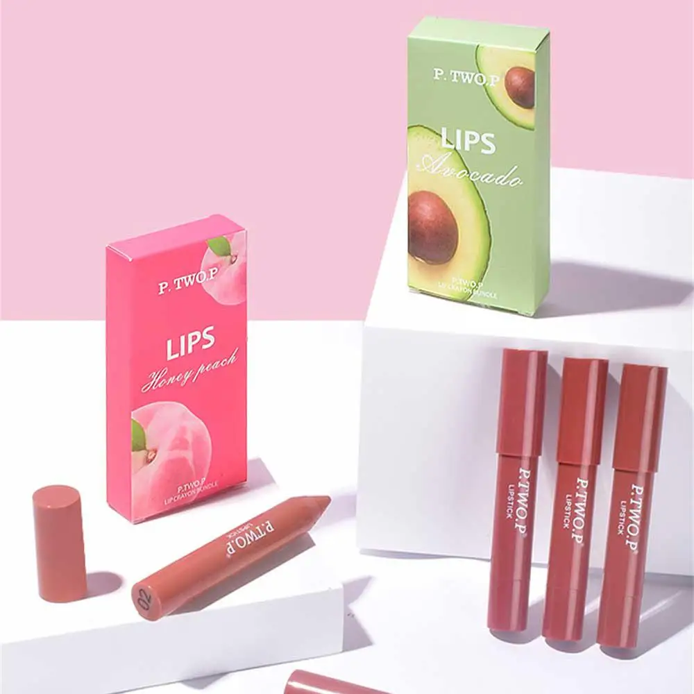 Impermeável Matte Batom, Veludo Lip Liner, Lip Pen, Lip Balm, Gancho Linha, Novo, 1, 2, 4Pcs