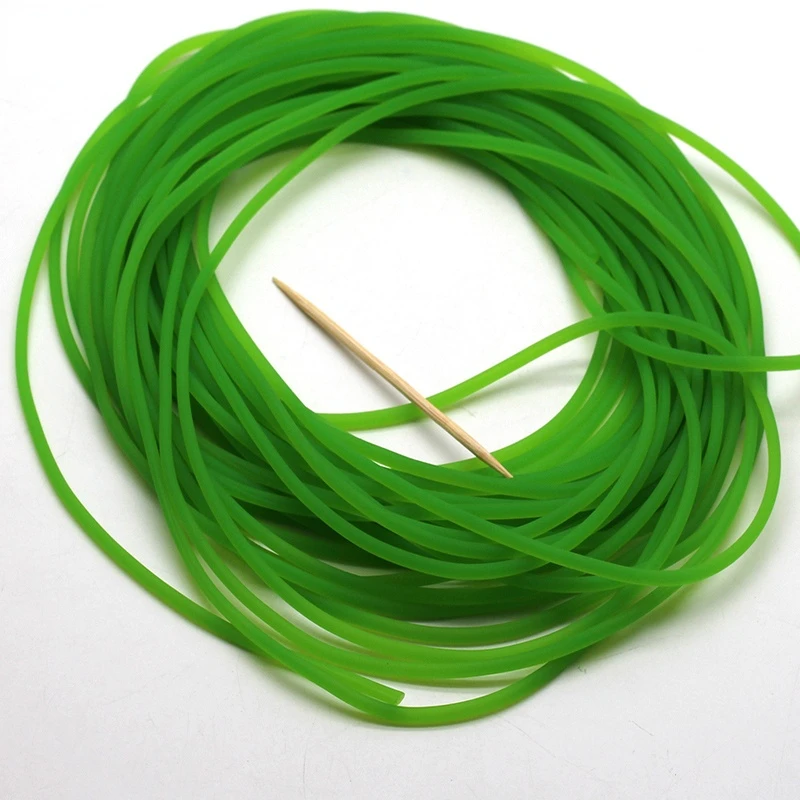 2mm Elastic Rubber Line 2-15 Meter Solid Rubber Rope Elastic Strapping Fishing Line Plain Elastic Rope Tied Line Fishing Line